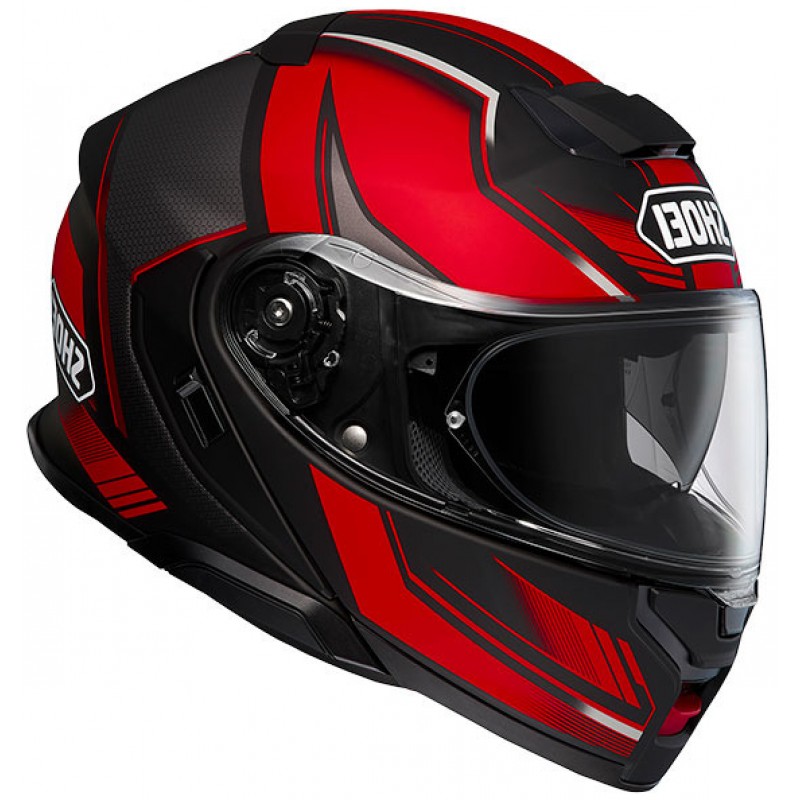 Мотошолом Shoei Neotec 3 Grasp TC-1 Black Red Matt