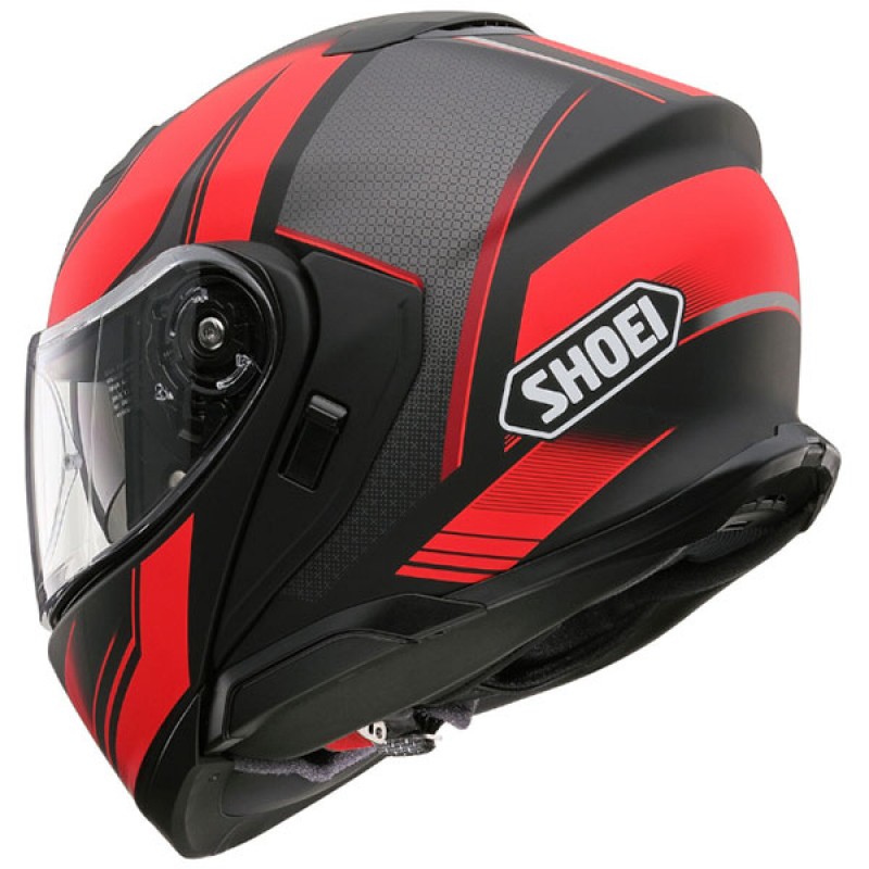 Мотошолом Shoei Neotec 3 Grasp TC-1 Black Red Matt