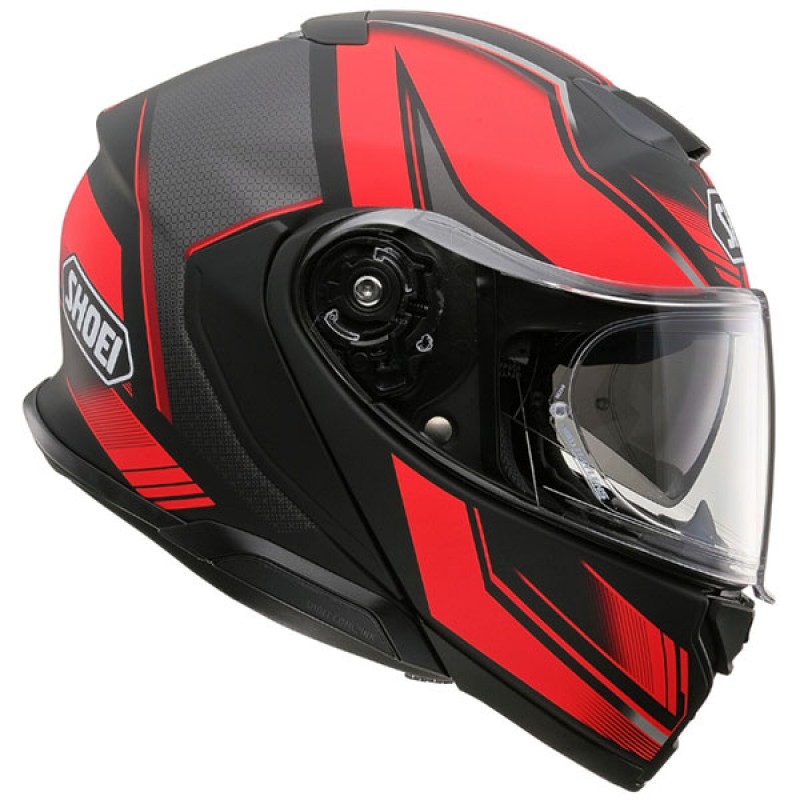 Мотошолом Shoei Neotec 3 Grasp TC-1 Black Red Matt