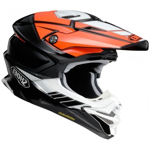 Мотошолом Shoei VFX-WR 06 Jammer TC-8 Black White Orange