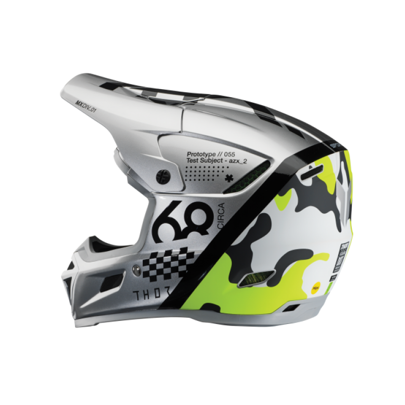 Мотошлем Thor Reflex Sport Riot MIPS Grey/Yellow