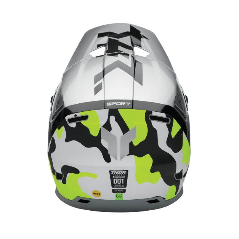 Мотошлем Thor Reflex Sport Riot MIPS Grey/Yellow