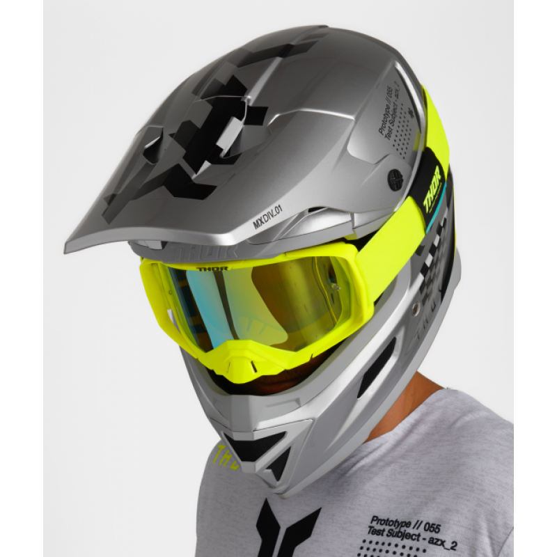 Мотошлем Thor Reflex Sport Riot MIPS Grey/Yellow