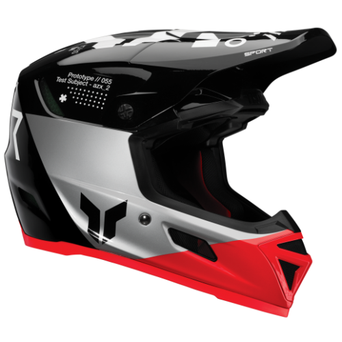 Мотошлем Thor Reflex Sport Strike MIPS Black/Red