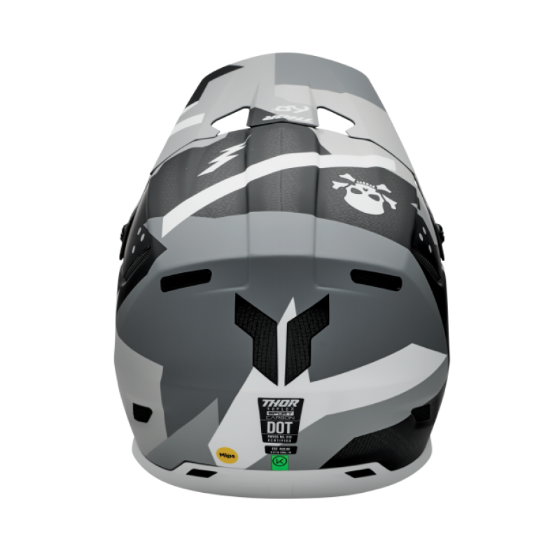 Мотошлем Thor Reflex Sport Carbon Brave MIPS Grey/White