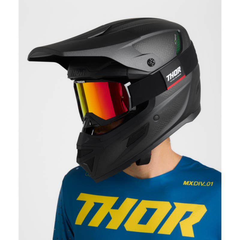 Мотошлем Thor Reflex Sport Carbon Stealth MIPS Black