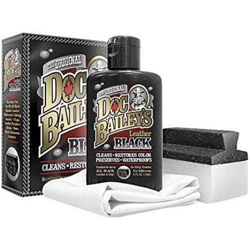 Засіб для догляду за шкірою Doc Bailey's Leather Black Detail Kit