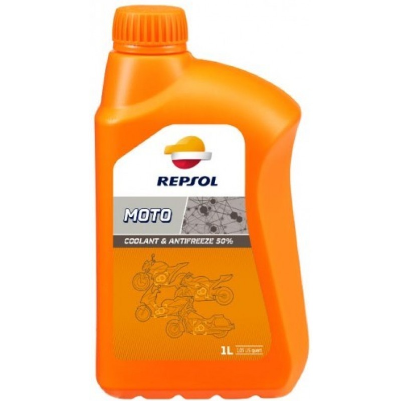 Жидкость охлаждающая Repsol Moto Coolant&Antifreeze 50%