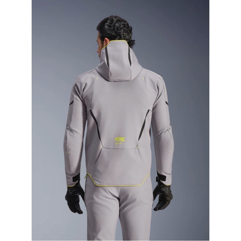 Мотокуртка Alpinestars Aeroshell WP Gray/Yellow