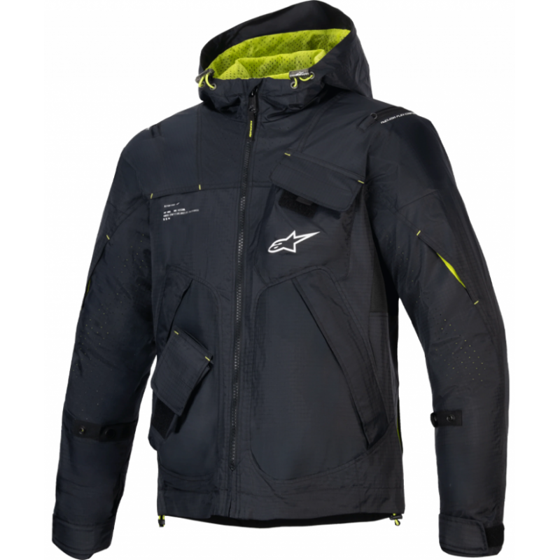 Мотокуртка Alpinestars Mogress Black/Lime/White