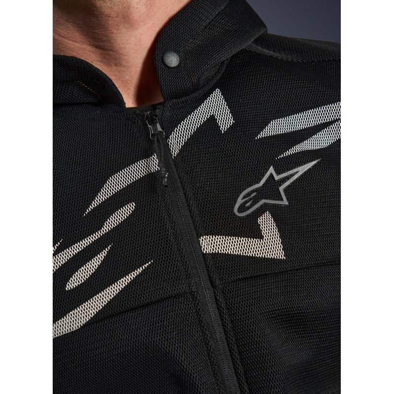 Мотореглан Alpinestars Chrome Super Airflow Black/Grey/White