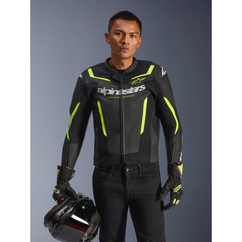 Мотокуртка Alpinestars GP Force V2 Air Black/Yellow