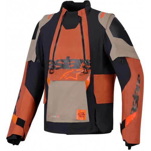 Мотокуртка Alpinestars Halo Pro Drystar XF Laminated Walnut/Rust/Black