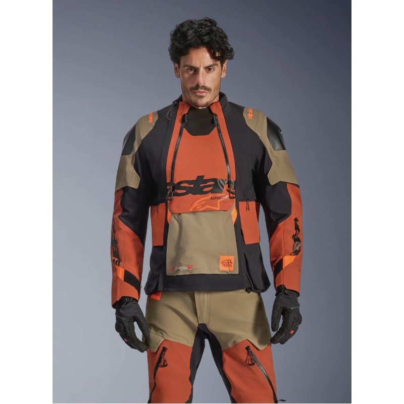 Мотокуртка Alpinestars Halo Pro Drystar XF Laminated Walnut/Rust/Black