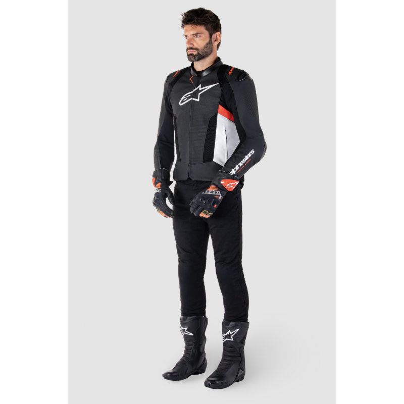 Мотокуртка Alpinestars Missile V3 Airflow Black/Red/White Мотокуртка Alpinestars Missile V3 Airflow Black/Red/White