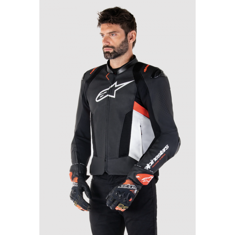 Мотокуртка Alpinestars Missile V3 Airflow Black/Red/White Мотокуртка Alpinestars Missile V3 Airflow Black/Red/White