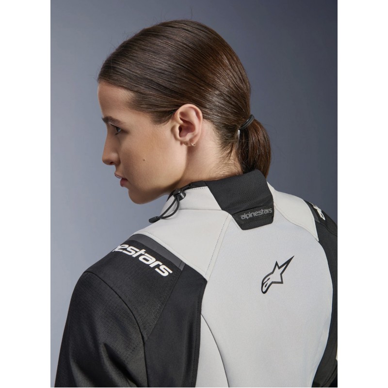 Мотокуртка жіноча Alpinestars Stella Andes V4 Drystar Gray/Black/Yellow