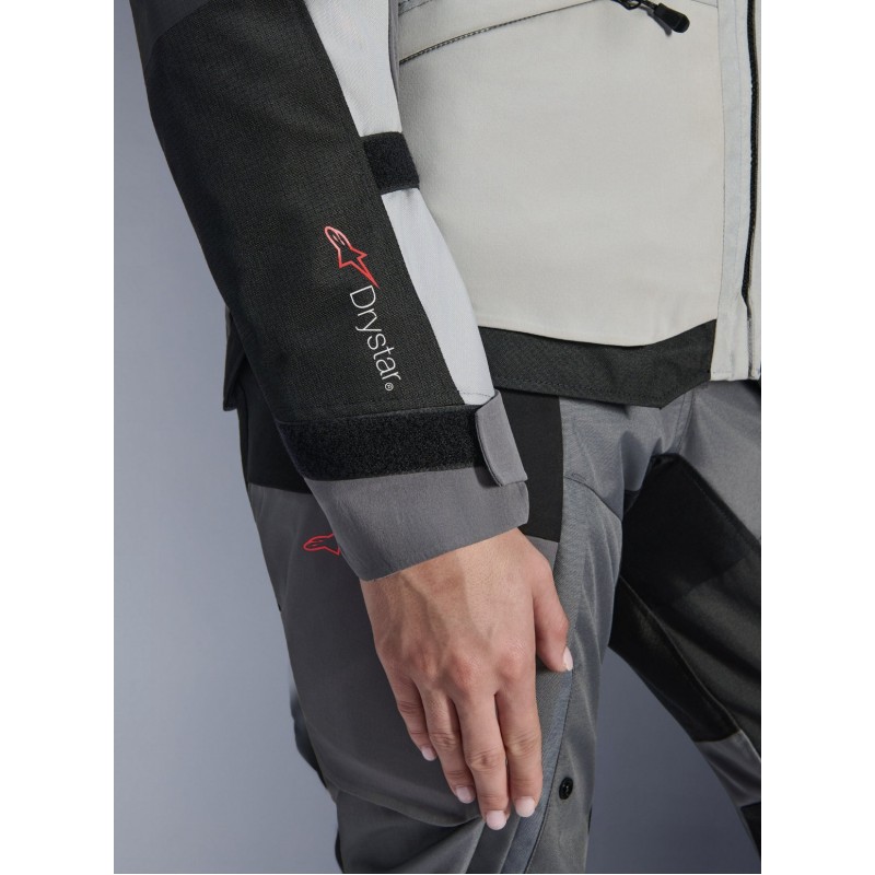 Мотокуртка жіноча Alpinestars Stella Andes V4 Drystar Gray/Black/Yellow