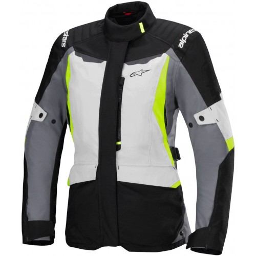Мотокуртка жіноча Alpinestars Stella ST-1 WP Grey/Black/Yellow