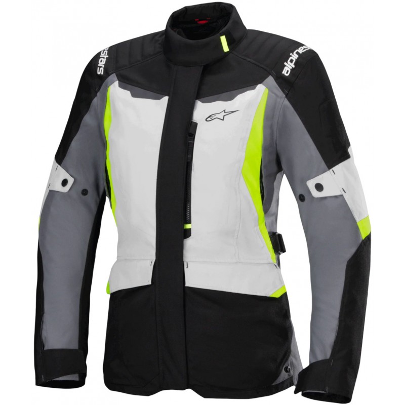 Мотокуртка жіноча Alpinestars Stella ST-1 WP Grey/Black/Yellow