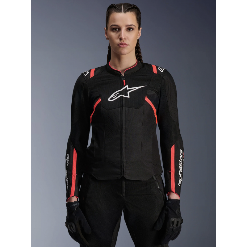 Мотокуртка женская Alpinestars Stella T-SPS Air V2 Black/White/Pink Мотокуртка женская Alpinestars Stella T-SPS Air V2 Black/White/Pink