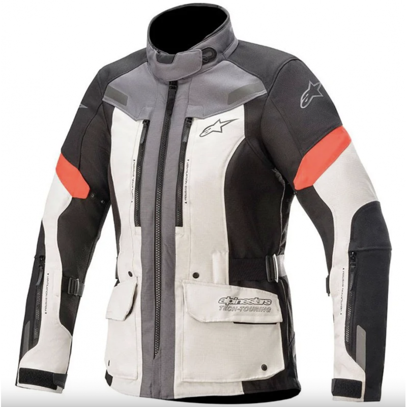 Мотокуртка женская Alpinestars Stella Valparaiso V3 DS Black/Gray/Red
