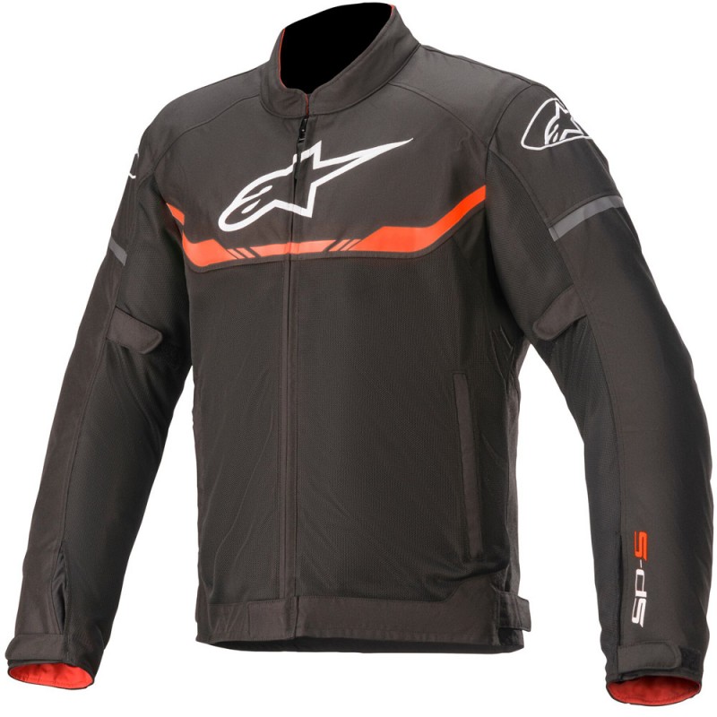 Мотокуртка Alpinestars T-SPS Air Black/Red Fluo