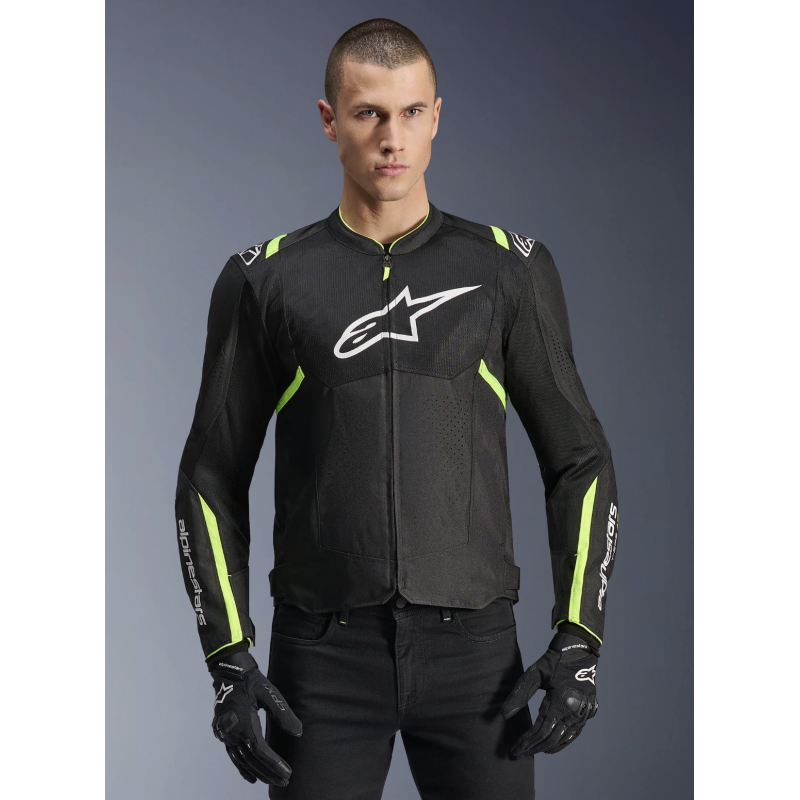Мотокуртка Alpinestars T-SPS Air V2 Black/Yellow Мотокуртка Alpinestars T-SPS Air V2 Black/Yellow