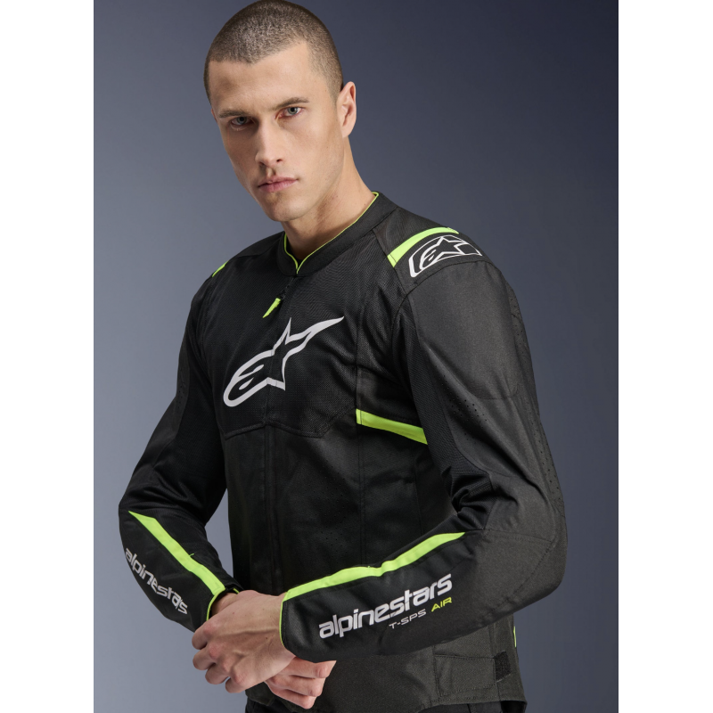 Мотокуртка Alpinestars T-SPS Air V2 Black/Yellow Мотокуртка Alpinestars T-SPS Air V2 Black/Yellow