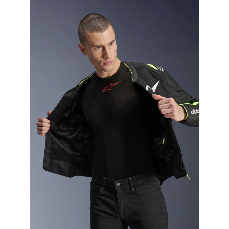 Мотокуртка Alpinestars T-SPS Air V2 Black/Yellow Мотокуртка Alpinestars T-SPS Air V2 Black/Yellow