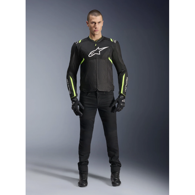 Мотокуртка Alpinestars T-SPS Air V2 Black/Yellow Мотокуртка Alpinestars T-SPS Air V2 Black/Yellow