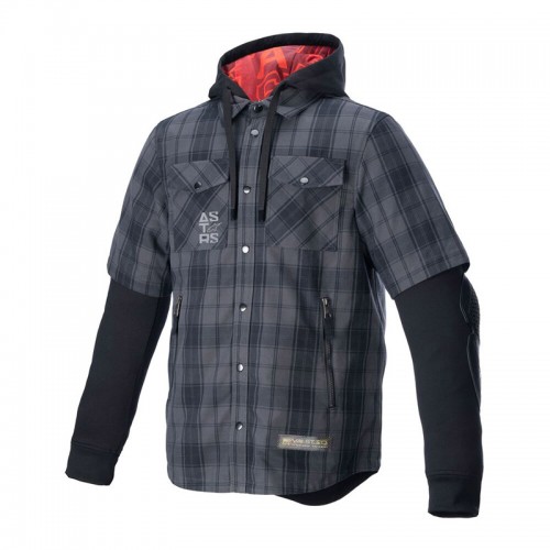 Моторубашка Alpinestars Tartan Grey