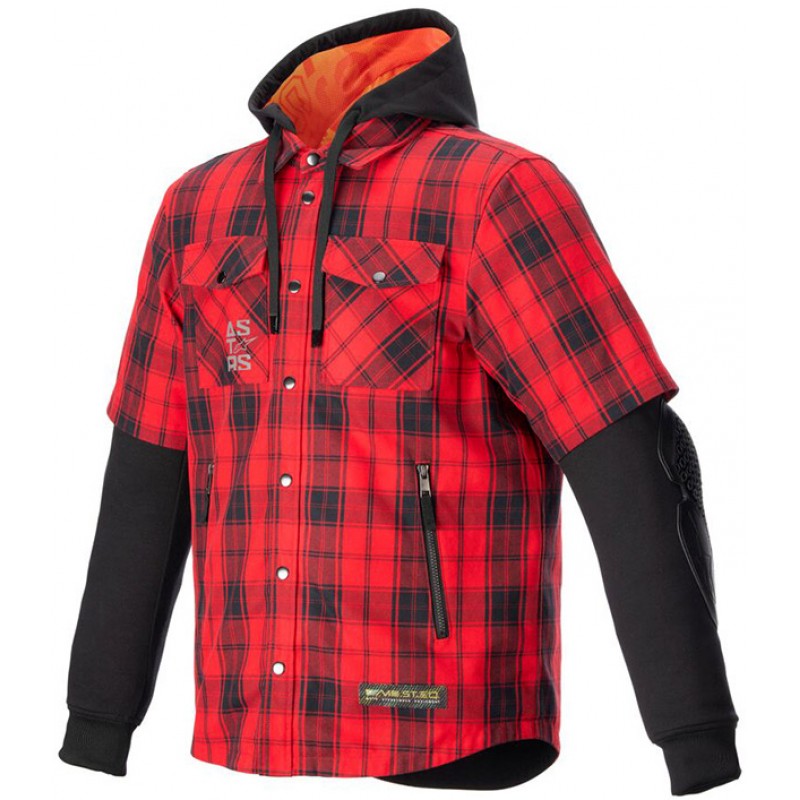 Моторубашка Alpinestars Tartan Red