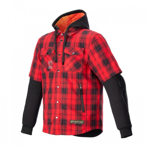 Моторубашка Alpinestars Tartan Red
