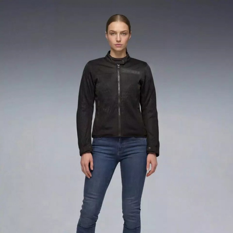 Мотокуртка жіноча Dainese Lisbona Air Black/Black