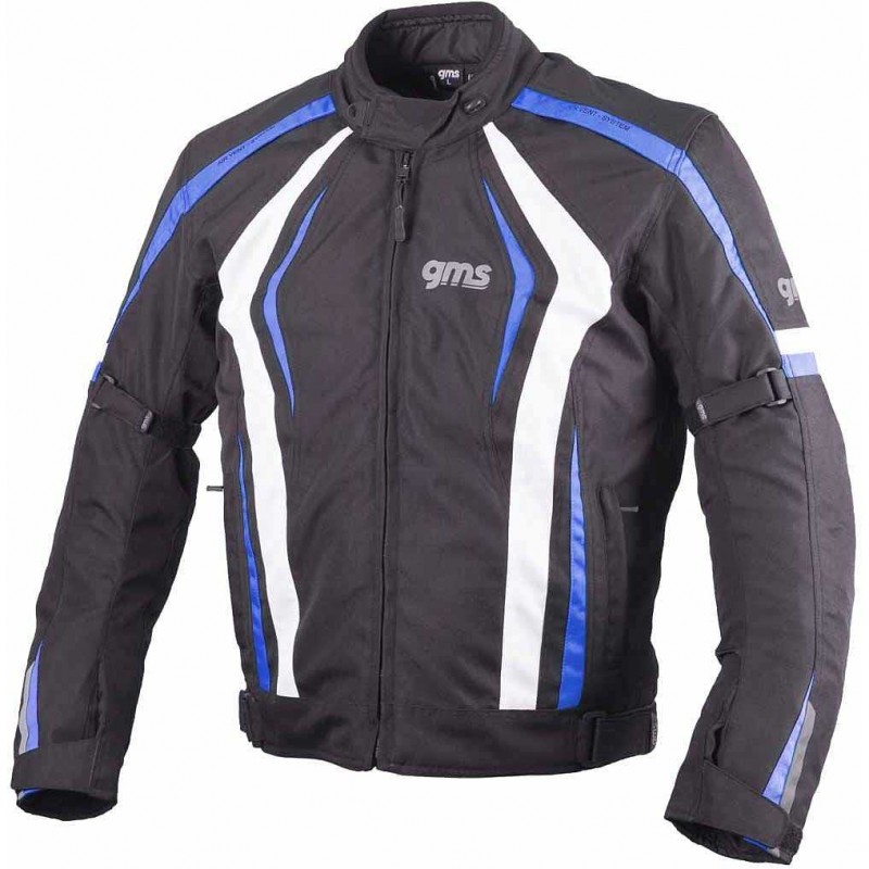 Мотокуртка GMS Blouson Pace Black White Blue  W