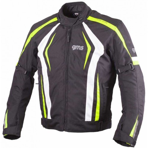 Мотокуртка GMS Blouson Pace Black White Yellow W
