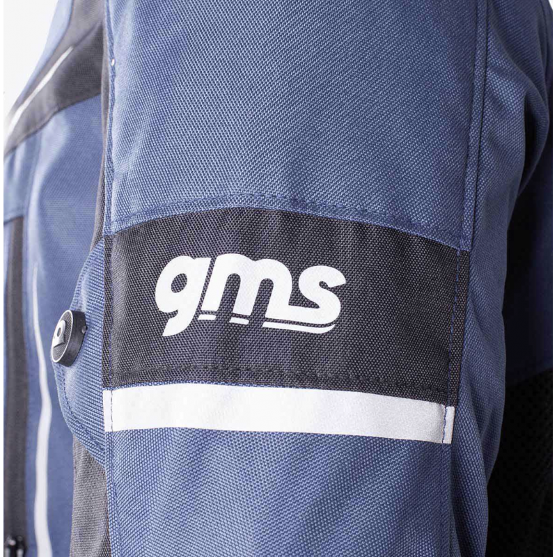 Мотокуртка GMS Track Light Black Blue W