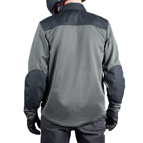 Мотосорочка Icon Upstate Mesh Grey