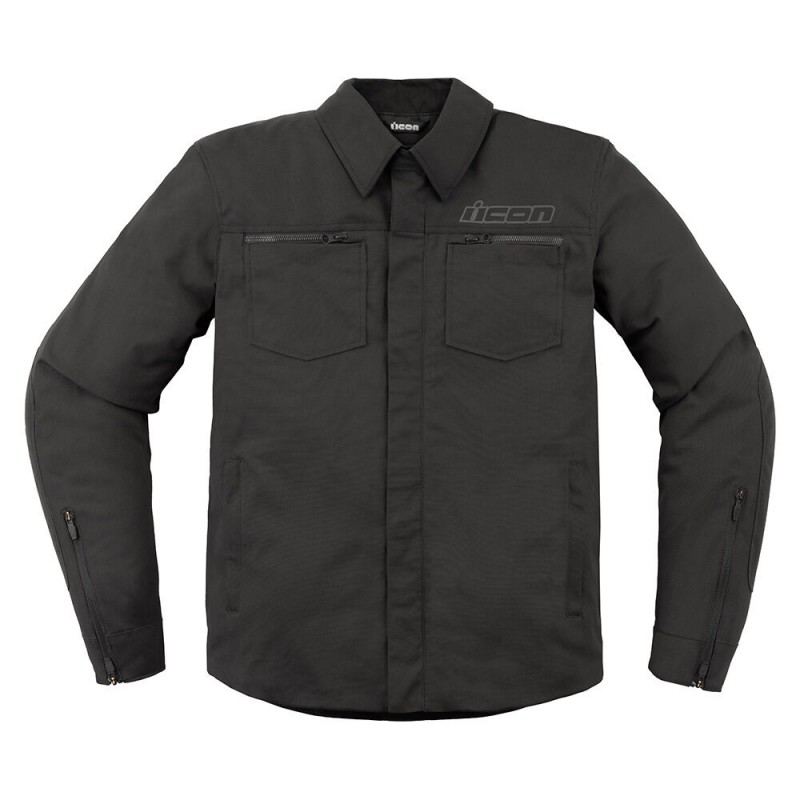Icon Upstate Canvas Black 10 920 60051 Motodom