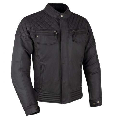 Мотокуртка Oxford Hardwick Wax Cotton Black