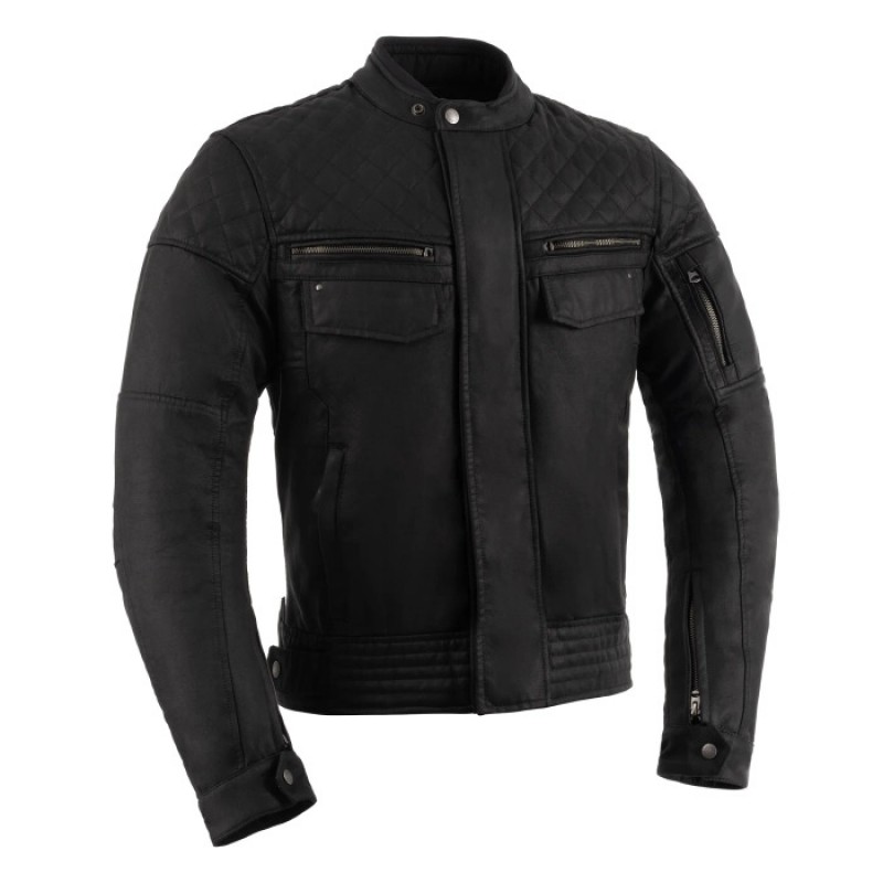 Мотокуртка Oxford Hardy 2.0 Wax Cotton Black