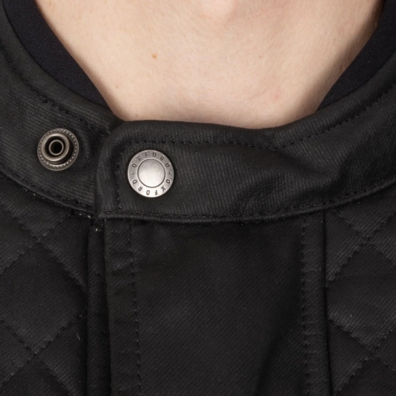 Мотокуртка Oxford Hardy 2.0 Wax Cotton Black