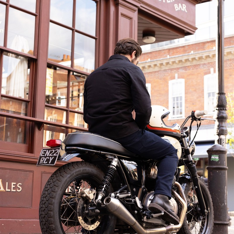 Мотосорочка Oxford Ridgeback Black