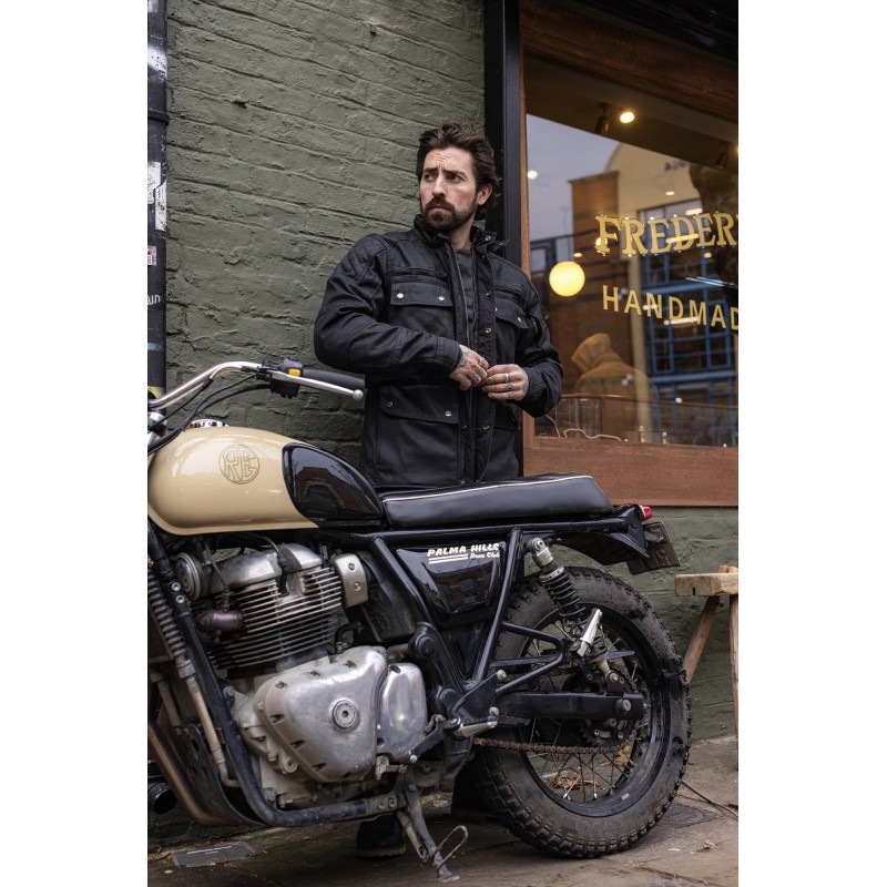 Мотокуртка Oxford Sterling Dry2Dry Wax Cotton Black