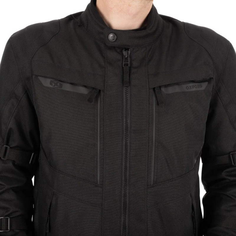 Мотокуртка Oxford Toronto 1.0 Dry2Dry Black