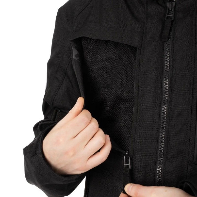 Мотокуртка Oxford Toronto 1.0 Dry2Dry Black