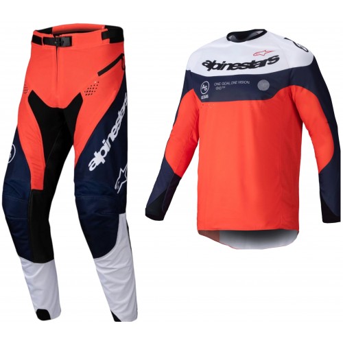 Комплект Джерсі Штани Alpinestars Pro-Dura Navy/Orange/White