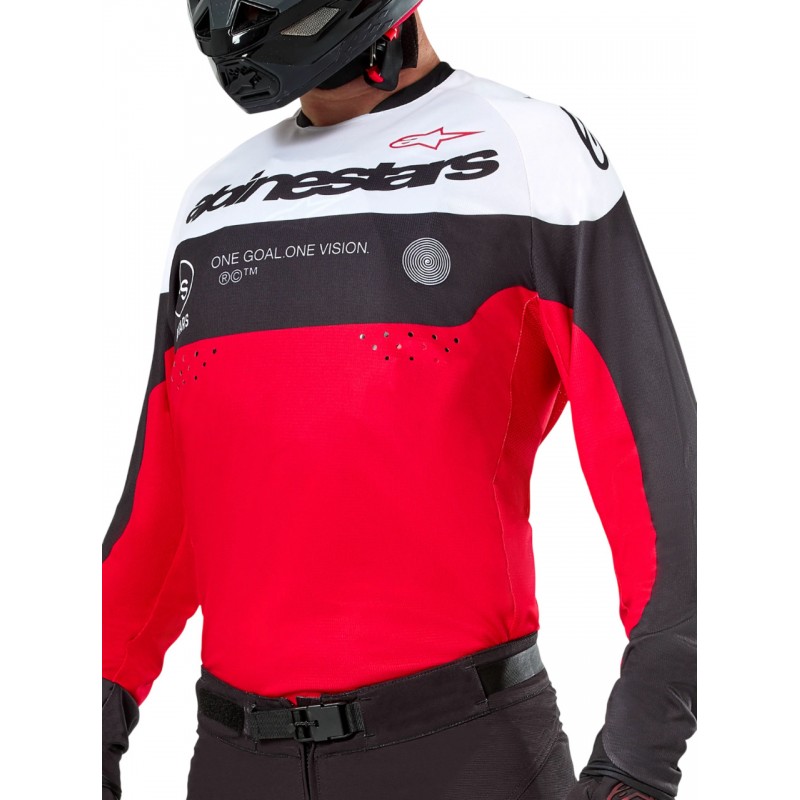 Джерсі Alpinestars Pro-Dura Black/Red/White