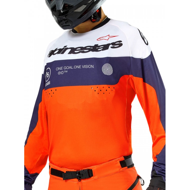 Джерсі Alpinestars Pro-Dura Navy/Orange/White